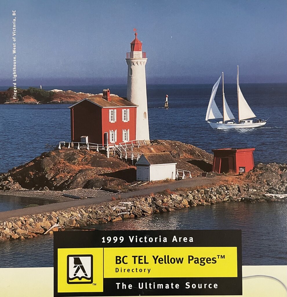 Passing Cloud on Victoria Tele-directory Cover